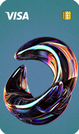 BondSphere Mastercard with a multicolour sculptural design